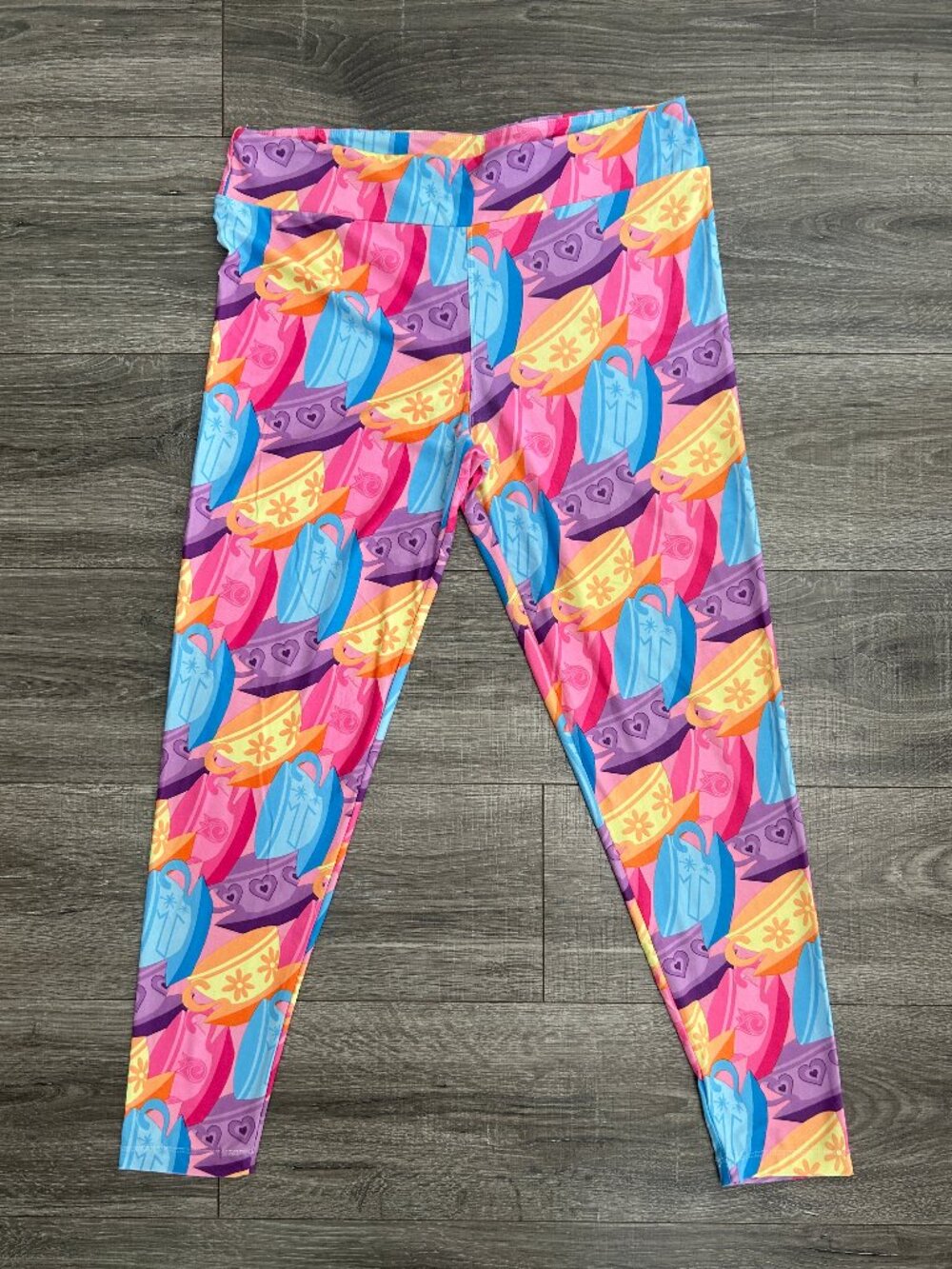 Disney Parks Alice in Wonderland Mad Tea Party Teacup Leggings, Large